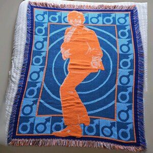 VTG The Northwest Company Austin Powers Throw Blanket USA Made Groovy Dancing 80